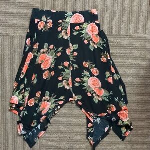 Rue21 Pink Rose Skirt Stretchy Material